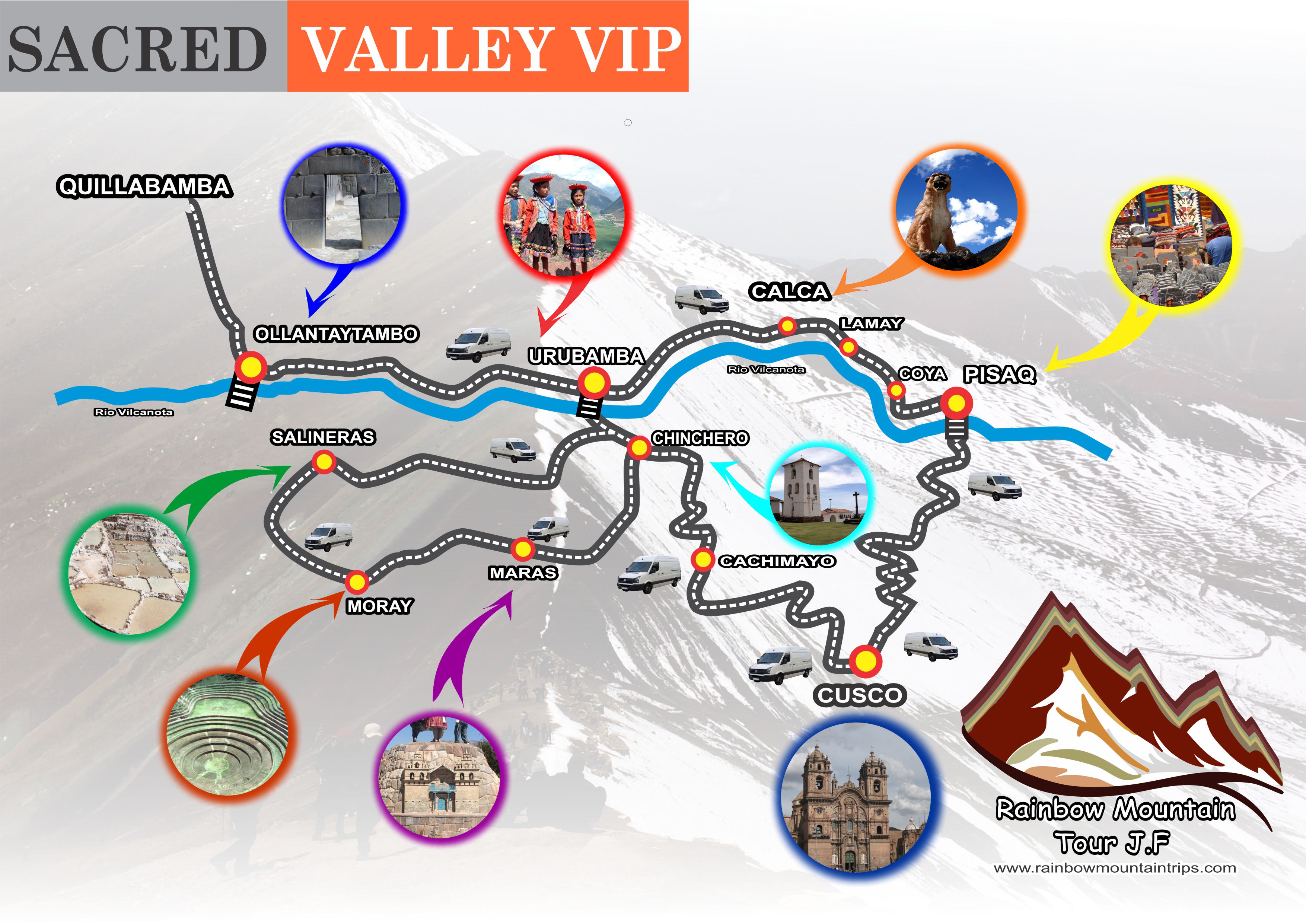 Sacred Valley Vip map